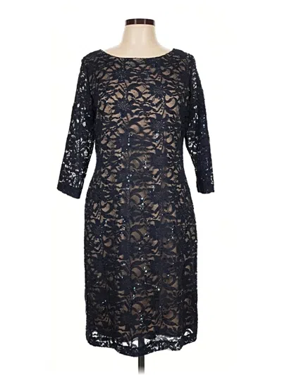 Pre-owned Ronni Nicole Cocktail Dress In Black