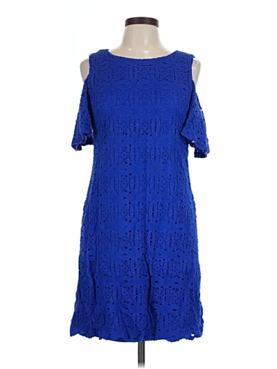 Pre-owned Ronni Nicole Cocktail Dress In Blue