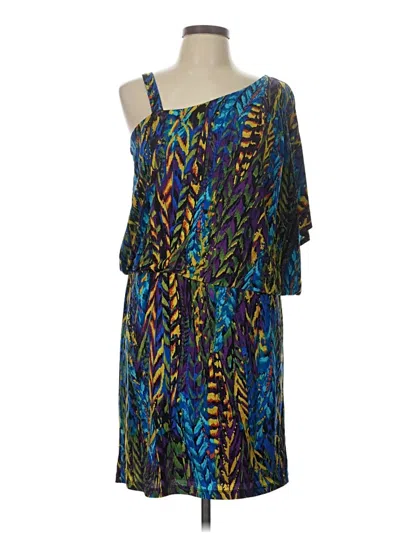 Pre-owned Ronni Nicole Cocktail Dress In Blue