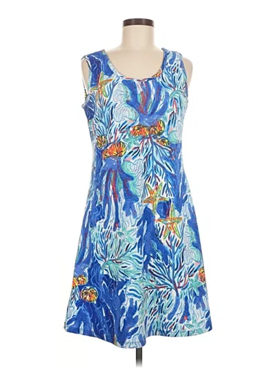 Pre-owned Ronni Nicole Cocktail Dress In Blue