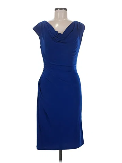 Pre-owned Ronni Nicole Cocktail Dress In Blue