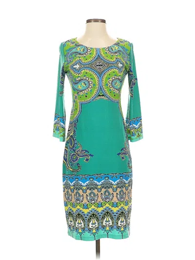 Pre-owned Ronni Nicole Cocktail Dress In Green