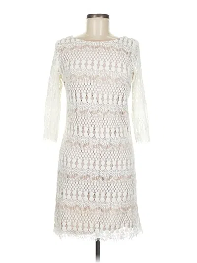 Pre-owned Ronni Nicole Cocktail Dress In Ivory