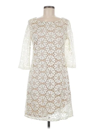 Pre-owned Ronni Nicole Cocktail Dress In Ivory