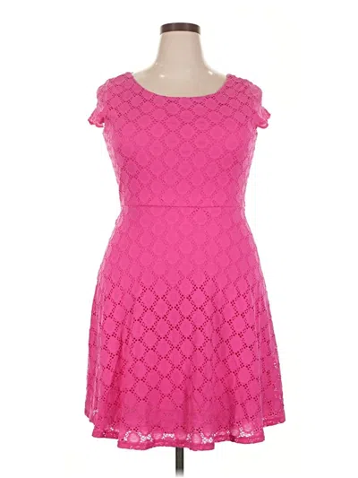 Pre-owned Ronni Nicole Cocktail Dress In Pink