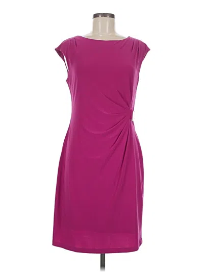 Pre-owned Ronni Nicole Cocktail Dress In Purple
