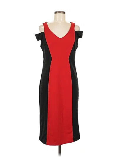 Pre-owned Ronni Nicole Cocktail Dress In Red