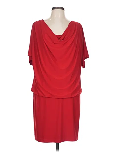 Pre-owned Ronni Nicole Cocktail Dress In Red
