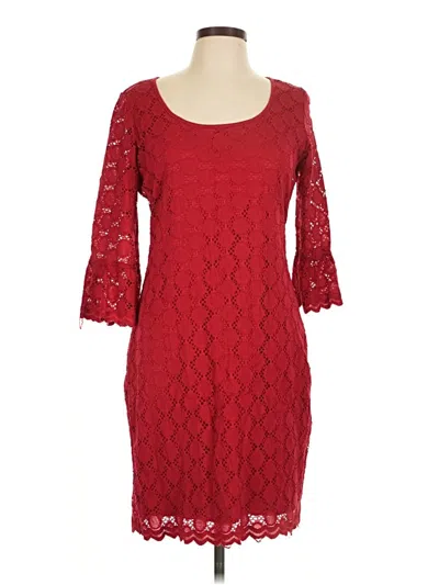 Pre-owned Ronni Nicole Cocktail Dress In Red