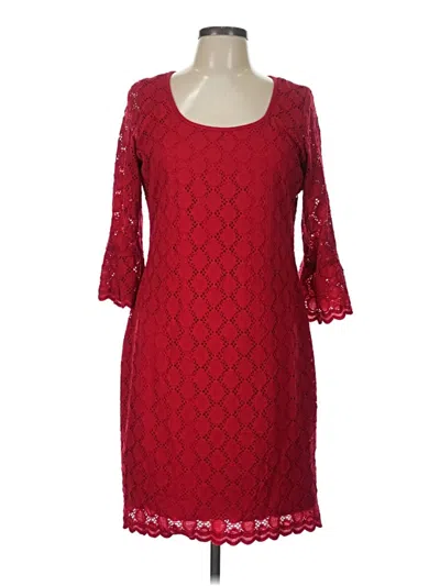 Pre-owned Ronni Nicole Cocktail Dress In Red