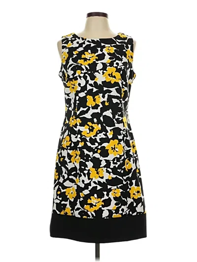 Pre-owned Ronni Nicole Cocktail Dress In Yellow
