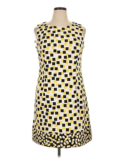 Pre-owned Ronni Nicole Cocktail Dress In Yellow