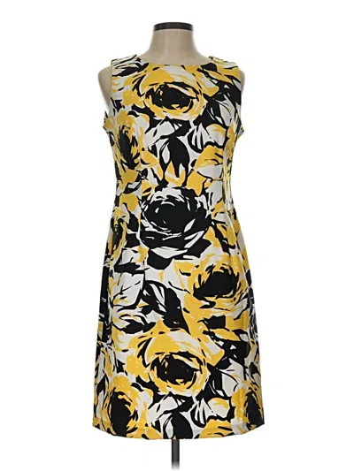 Pre-owned Ronni Nicole Cocktail Dress In Yellow