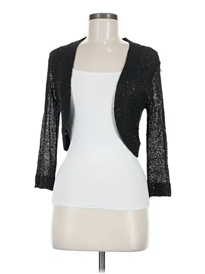 Pre-owned Ronni Nicole Kimono In Black