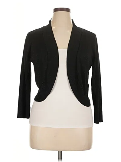 Pre-owned Ronni Nicole Kimono In Black