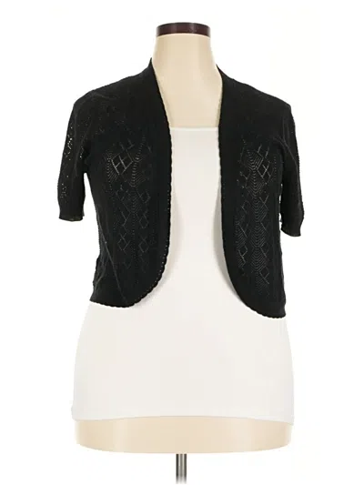 Pre-owned Ronni Nicole Kimono In Black