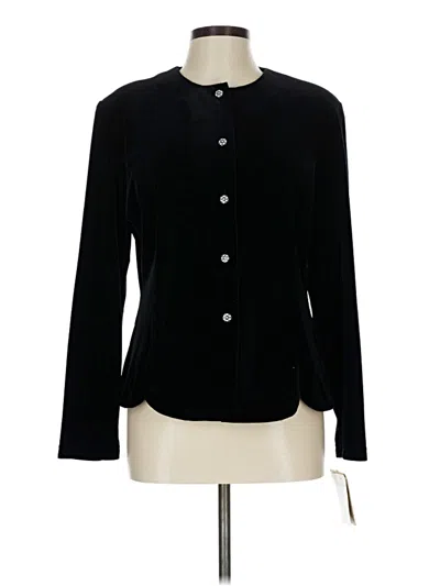 Pre-owned Ronni Nicole Long Sleeve Blouse In Black