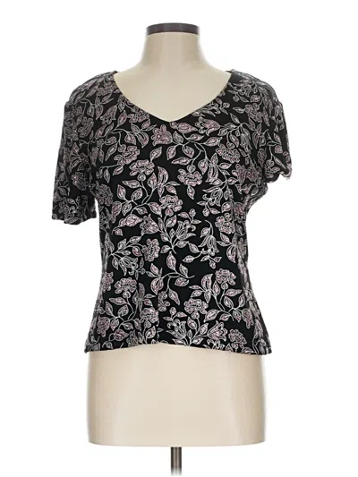 Pre-owned Ronni Nicole Short Sleeve T-shirt In Black