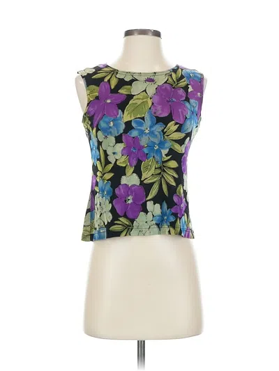 Pre-owned Ronni Nicole Sleeveless Blouse In Purple