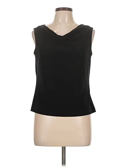 Pre-owned Ronni Nicole Sleeveless Top Black Scoop Neck Tops