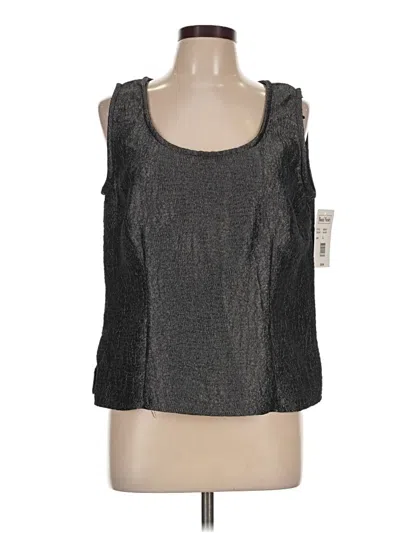 Ronni Nicole Sleeveless Top Gray Scoop Neck Tops
