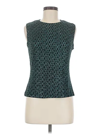 Pre-owned Ronni Nicole Sleeveless Top Teal Boatneck Tops