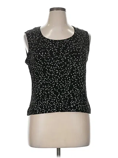Pre-owned Ronni Nicole Tank Top Black Strapless Neckline Tops