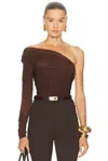 Ronny Kobo Adriene Top In Brown