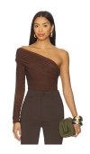 Ronny Kobo Adriene Top In Brown