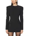 Ronny Kobo Alana Long Sleeve Mini Dress In Black