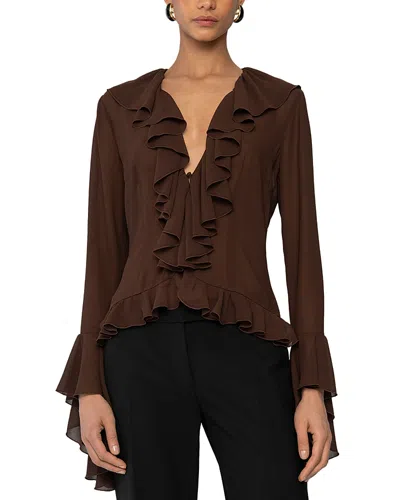 Ronny Kobo Alisha Top In Brown