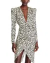 Ronny Kobo Amara Silk Blend Dress In Abstract Animal