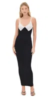 Ronny Kobo Amber Knit Dress White Black