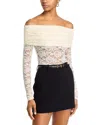 RONNY KOBO ANITA LACE OFF-THE-SHOULDER TOP - EXCLUSIVE