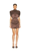 Shop Ronny Kobo Antares Dress In Brown