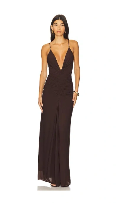 Ronny Kobo Anya Dress In Gray