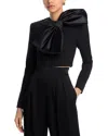 Ronny Kobo Arlet Oversized Bow Top In Black