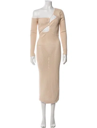 Pre-owned Ronny Kobo Asymmetrical Sweater In Neutral