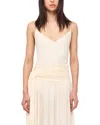 Ronny Kobo Austra Bodysuit Top In Neutral