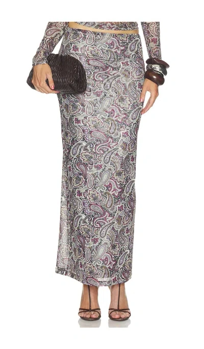 Ronny Kobo Azana Skirt In Gray