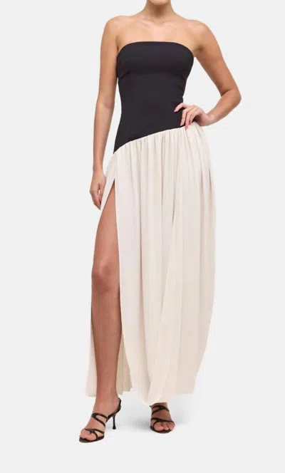 Ronny Kobo Ballad Dress In Black Ivory