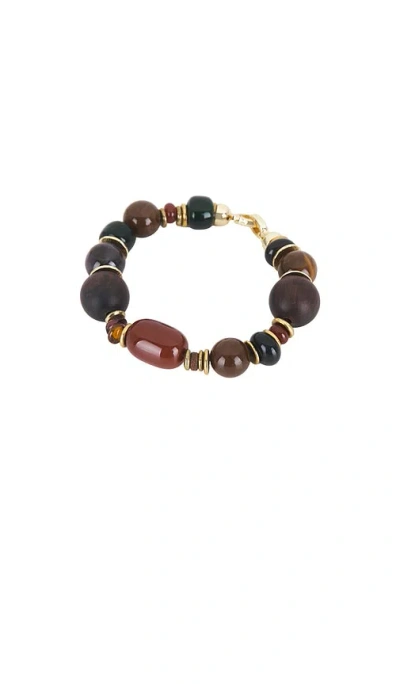 Ronny Kobo Beaded Bracelet In Brown