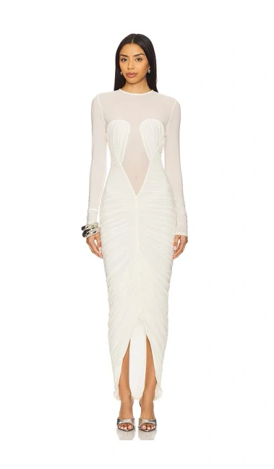 Ronny Kobo Besora Dress In White