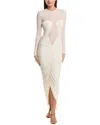 Ronny Kobo Besora Maxi Dress In White