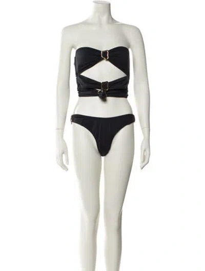 Pre-owned Ronny Kobo Bikini In Blue