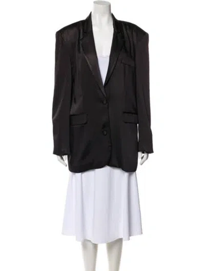 Pre-owned Ronny Kobo Blazer In Black