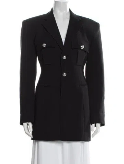 Pre-owned Ronny Kobo Blazer In Black