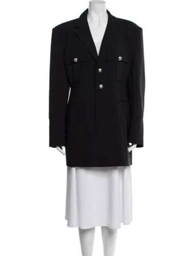 Pre-owned Ronny Kobo Blazer In Black