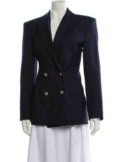 Pre-owned Ronny Kobo Blazer In Blue
