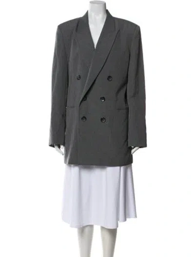 Pre-owned Ronny Kobo Blazer In Gray